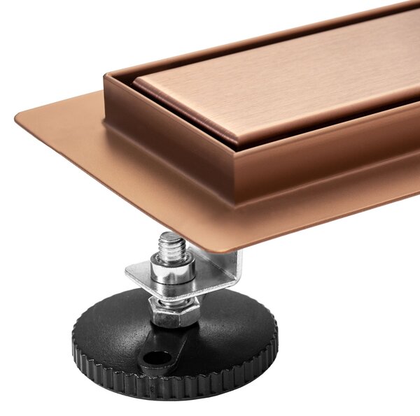Rigola liniara Rea Pure Neo brushed copper 60