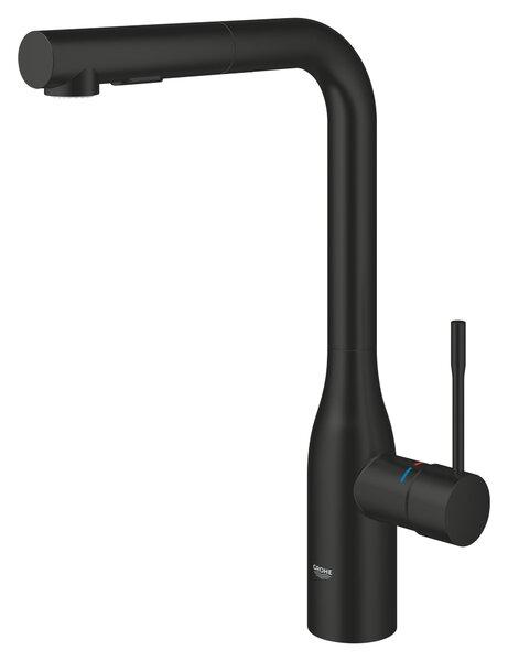 Grohe Essence New baterie bucătărie pe picior negru 302702430