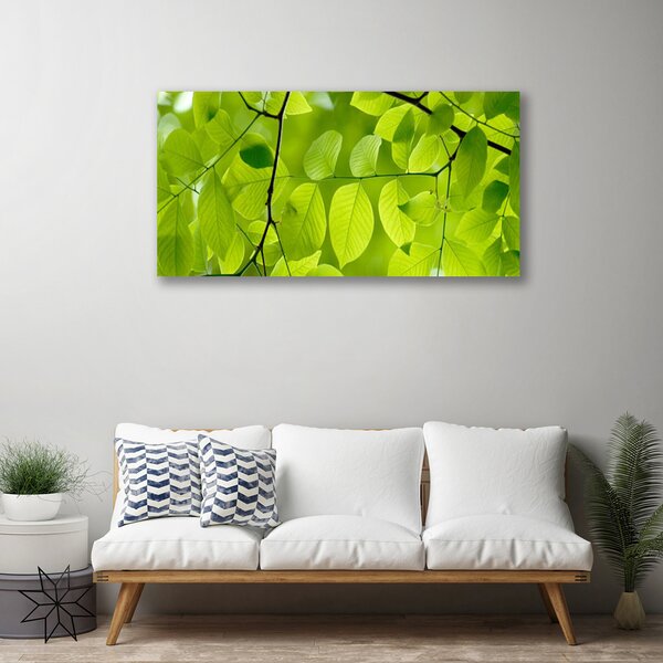 Tablou pe panza canvas Frunze Natura verde