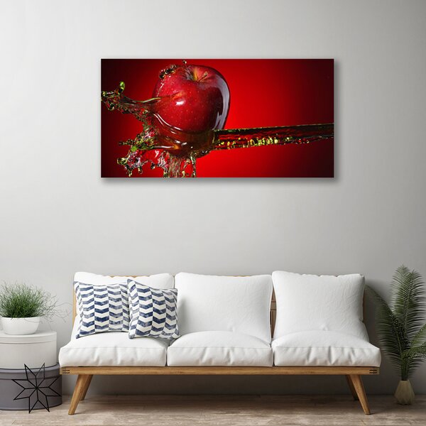 Tablou pe panza canvas Apple a apei Bucătărie Roșu