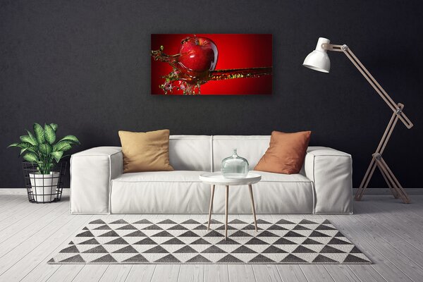 Tablou pe panza canvas Apple a apei Bucătărie Roșu