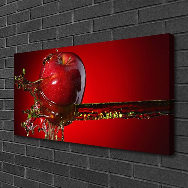 Tablou pe panza canvas Apple a apei Bucătărie Roșu