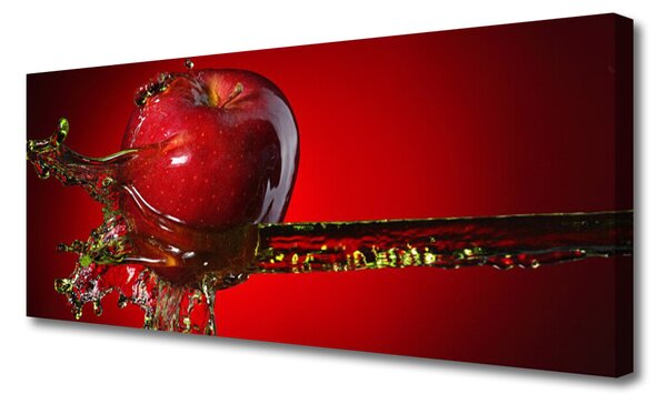 Tablou pe panza canvas Apple a apei Bucătărie Roșu