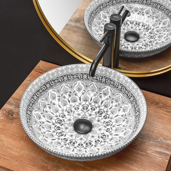 Lavoar pe blat Rea Arte dark grey