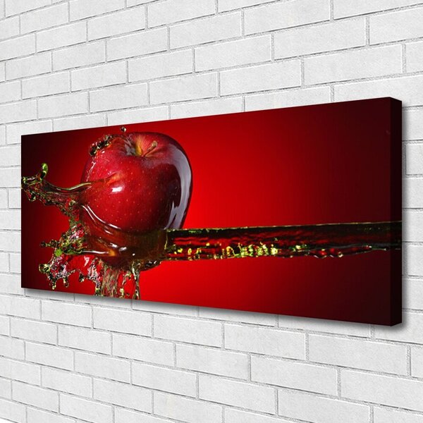 Tablou pe panza canvas Apple a apei Bucătărie Roșu