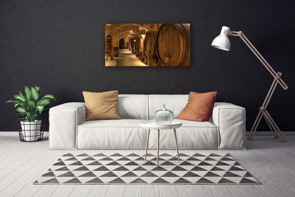 Tablou pe panza canvas Butoi Art Green
