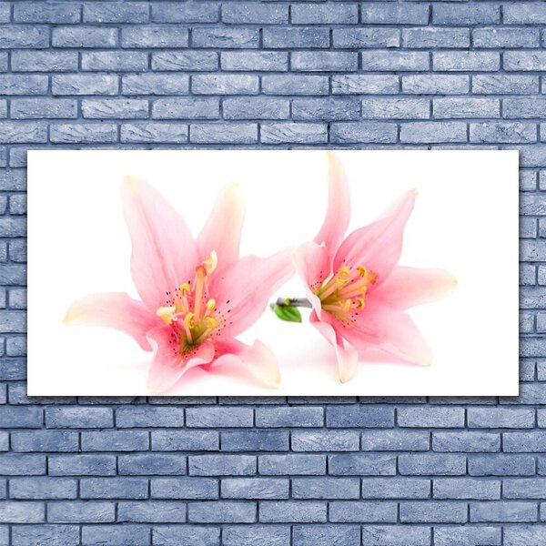 Tablou pe panza canvas Flori roz Floral