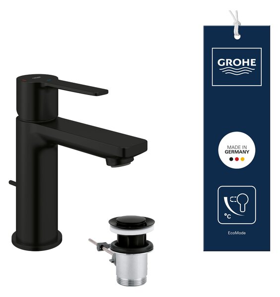 Grohe Lineare New baterie lavoar stativ cu termostat negru 237902431