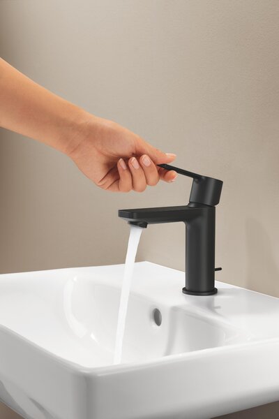 Grohe Lineare New baterie lavoar stativ cu termostat negru 237902431