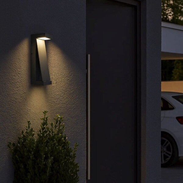 Rabalux Bradu aplica exterior 1x12 W negru 77067
