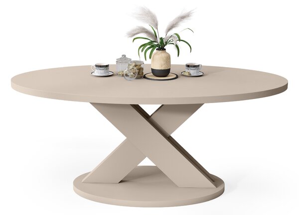 Mazzoni Măsuță de cafea ovală LOXA Cașmir - MĂSUȚĂ DE CAFEA 120x65 cm