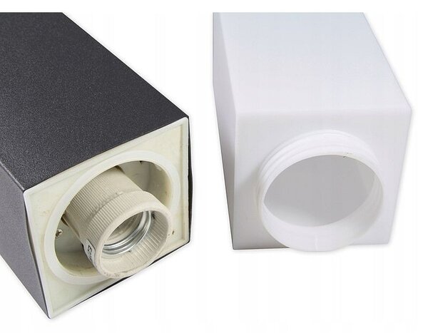 Corp de iluminat exterior, LED E27 20W, IP44, otel