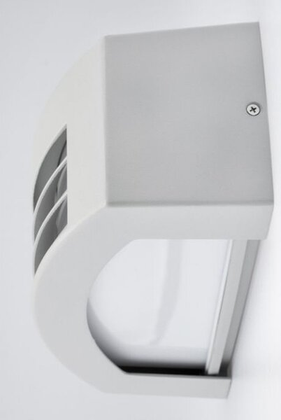Aplica de exterior, montare perete, IP54, soclu E27, 29 x 13 x 11 cm, gri