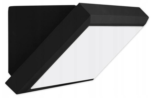 Aplica LED de gradina, 12W, LED SMD, lumina neutra 4000K, 700 lm, IP65, negru