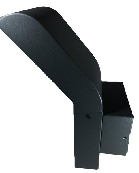 Aplica LED Clark, 12W, senzor de miscare si crepuscular, IP54, 24 LED-uri SMD, negru