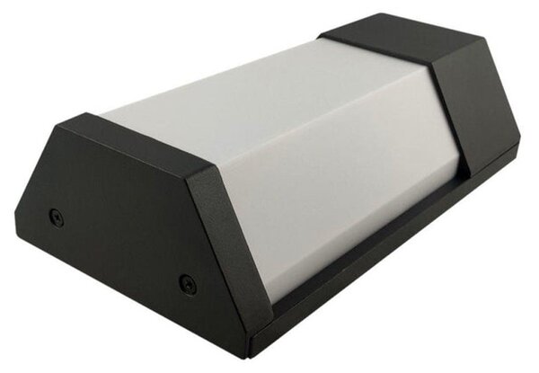 Aplica Diego pentru exterior, LED E27, 18W, IP54, aluminiu, 13.7 x 72 x 26 cm, negru