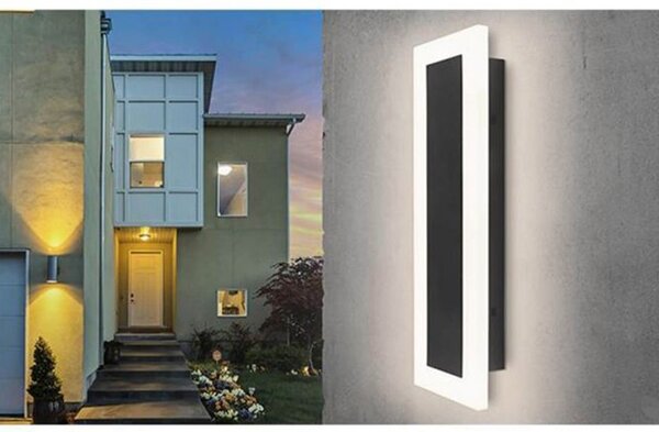 Lampa de gradina, sursa LED SMD 9W, 4500K, IP65, 30 x 9 x 4 cm