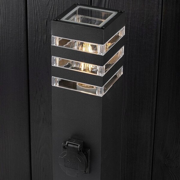 Lampa LED de exterior, priza suplimentara, 60W, 610x90x90 mm, IP54