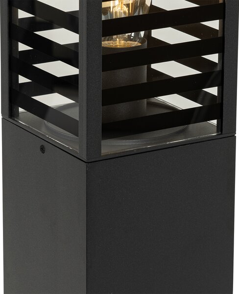 Lampă de podea modernă pentru exterior neagră 80 cm IP44 - Reims