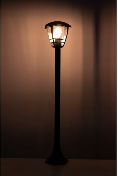 Felinar retro cu picior, LED E27, IP44, inaltime 100 cm, alimentare la retea