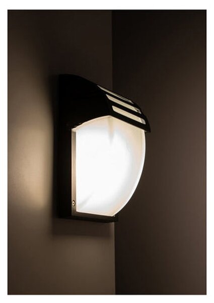 Corp de iluminat exterior, E27, 60W, IP54, aluminiu si sticla, RESIGILAT