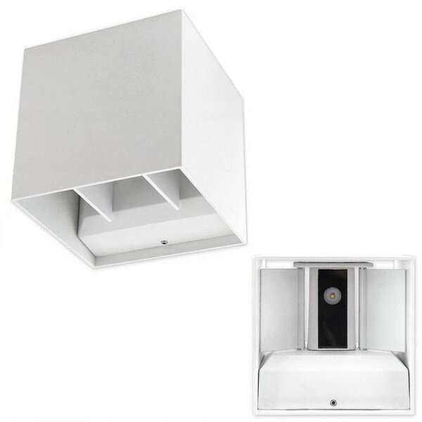 Aplica LED CREE 6W Kira, 4000K, unghi fascicul reglabil, IP54, alb