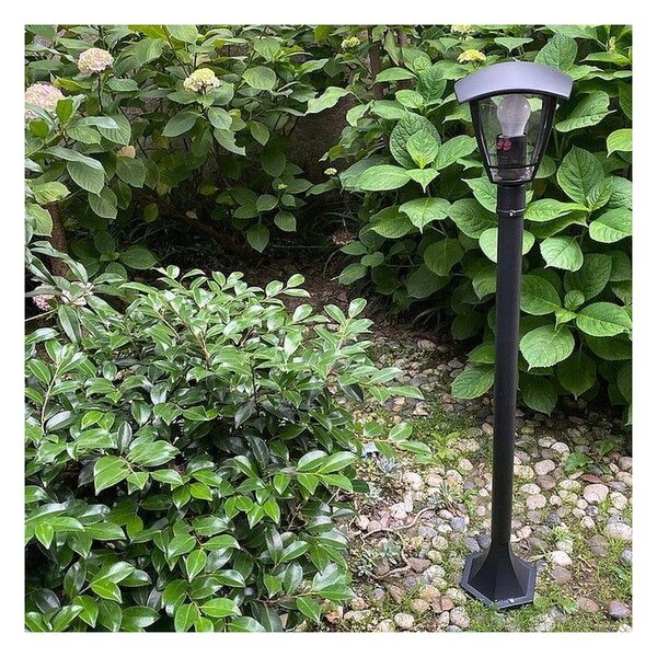 Felinar retro cu picior, LED E27, IP44, inaltime 100 cm, alimentare la retea