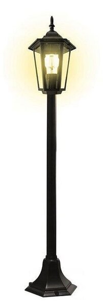Felinar vintage cu picior, amplasare in exterior, LED E27, inaltime 105 cm
