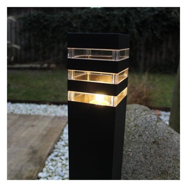 Lampa de gradina, LED GU10, 80 cm, IP44, alimentare la retea