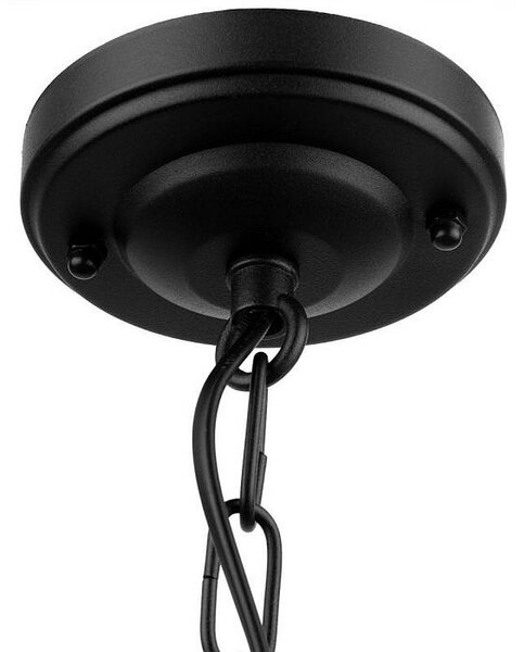 Lampa suspendata Victoria, pentru exterior, LED soclu E27, lungime totala lant 45 cm