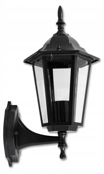 Aplica LED de exterior, 1xLED E27, 60W, aluminiu si sticla