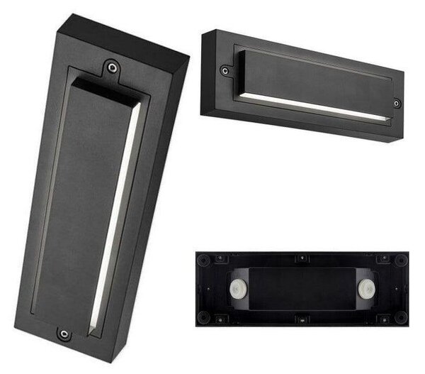 Corp de iluminat tip aplica, LED SMD 6W, montaj fatada, lumina 4000K, IP65