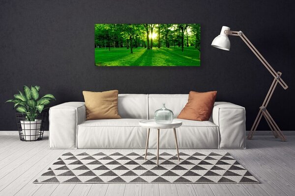 Tablou pe panza canvas Natural Pădurea Verde Maro