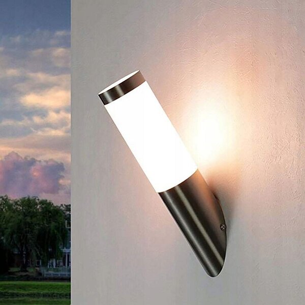 Lampa de perete, tub LED E27 maxim 15W, montare exterior, alimentare retea