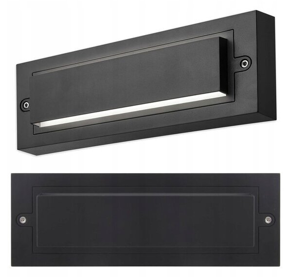 Corp de iluminat tip aplica, LED SMD 6W, montaj fatada, lumina 4000K, IP65