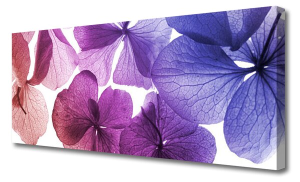 Tablou pe panza canvas Flori Floral Roz Violet