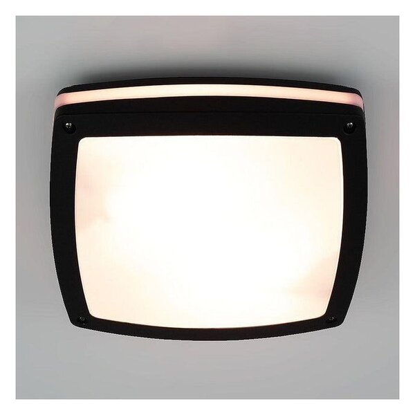 Plafoniera de exterior, 2xLED E27, putere 18W, interior/exterior, IP44