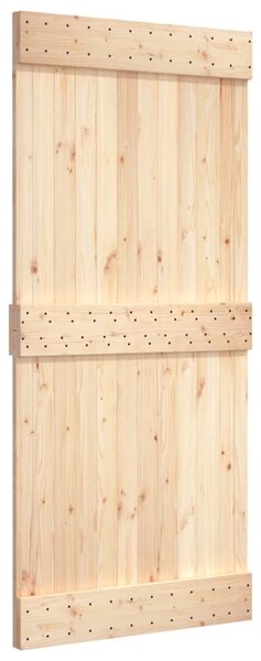 Ușă de hambar, 100x210 cm, lemn masiv de pin