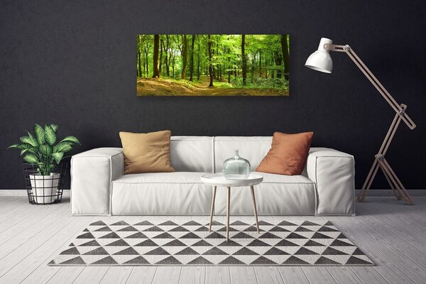 Tablou pe panza canvas Natural Pădurea Verde Maro
