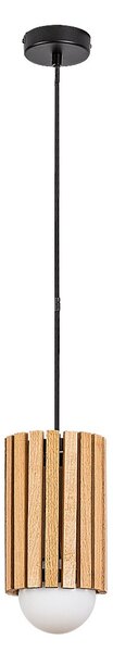 Rabalux Noxelle lampă suspendată 1x5 W negru-lemn 72420