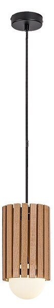Rabalux Noxelle lampă suspendată 1x5 W negru-lemn 72420