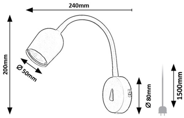 Rabalux Lianet lampă de perete 1x15 W bej 73112