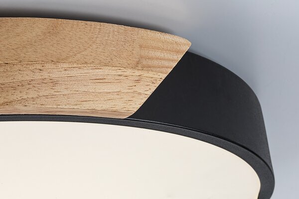 Rabalux Maple2 lampă de tavan x24 W negru-lemn 71416