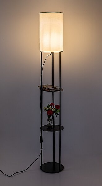 Rabalux Bronn lampă de podea 1x40 W negru 74106