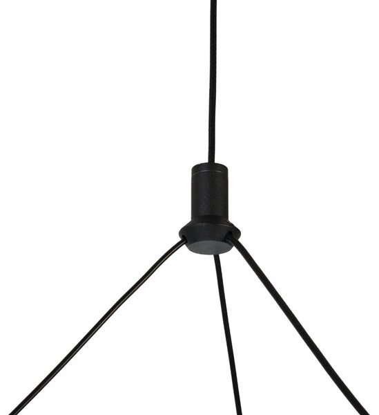 Rabalux Seraphiel lampă suspendată x24 W negru 72478