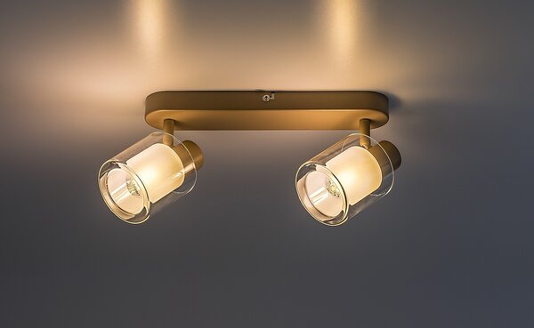 Rabalux Mirral lampă de tavan 2x15 W bej 73064