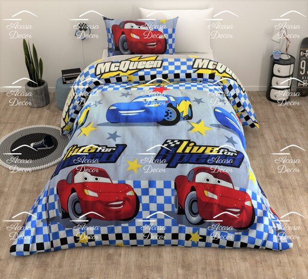 Lenjerie de pat copii Cars McQueen