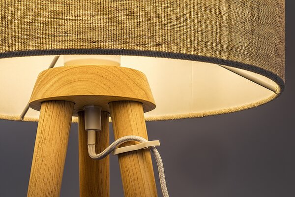 Rabalux Trevia lampă de podea 1x40 W lemn 74108