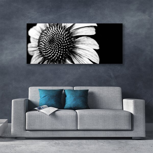 Tablou pe panza canvas Florale flori gri