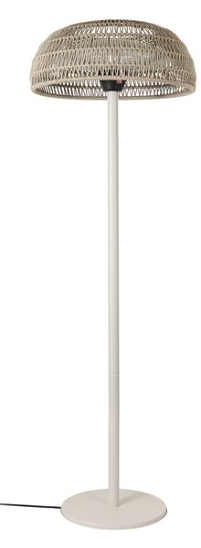 Radiator cu picioare Calenza, culoare nisip, 200 cm, 3 trepte, IP44 - Lucande Lucande, Calenza, Bej, Metal, Modern